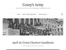 Tablet Screenshot of coxeysarmy.org